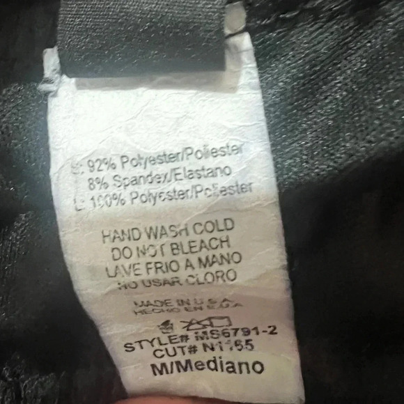 WINDSOR MAXI LONG SKIRT GOLD AND BLACK FOIL PLEATED STRETCH HOLIDAY SIZE MEDIUM - Picture 9 of 11